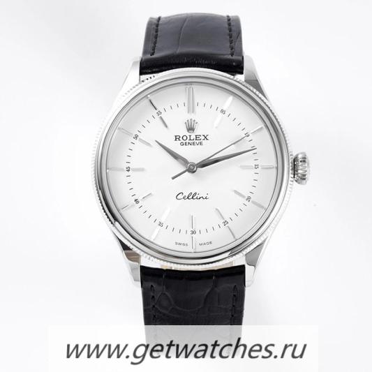 Copy R01ex Cellini KZF SS White Dial 3132