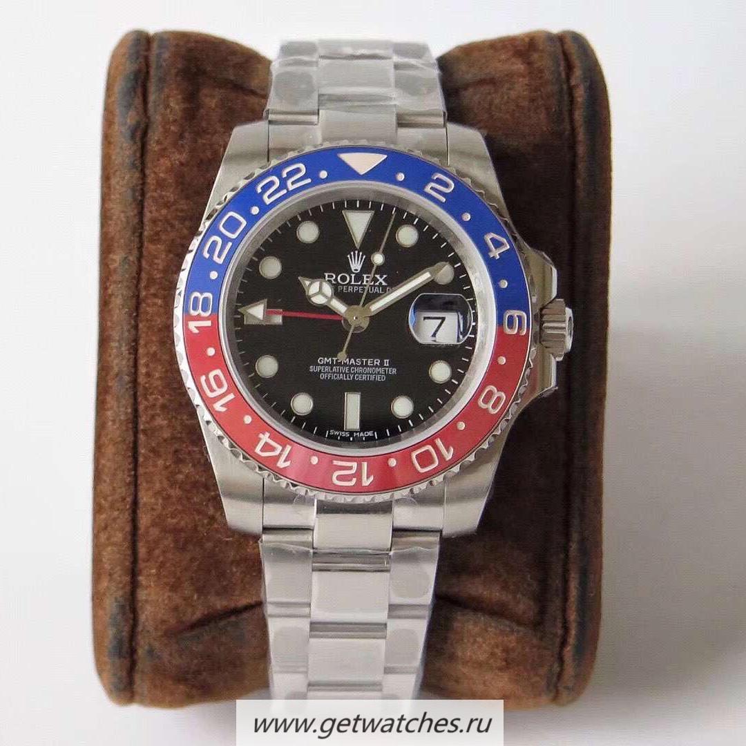 High Quality R01ex GMT-Master II 116719 BLRO DJF SS Black Dial 2836