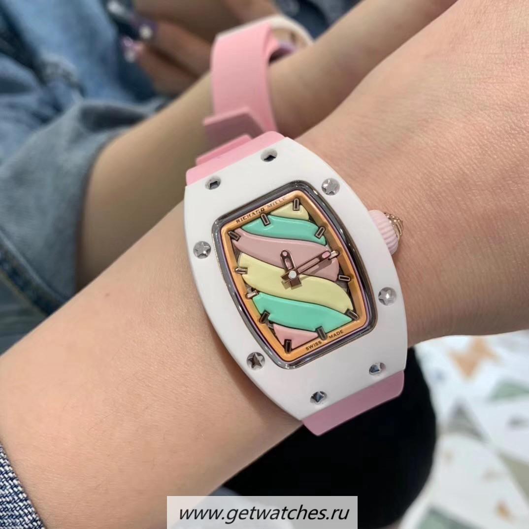 NEW Replica Richard Mille RM07-03 Ladies Ceramic Multicolor Dial M6T51