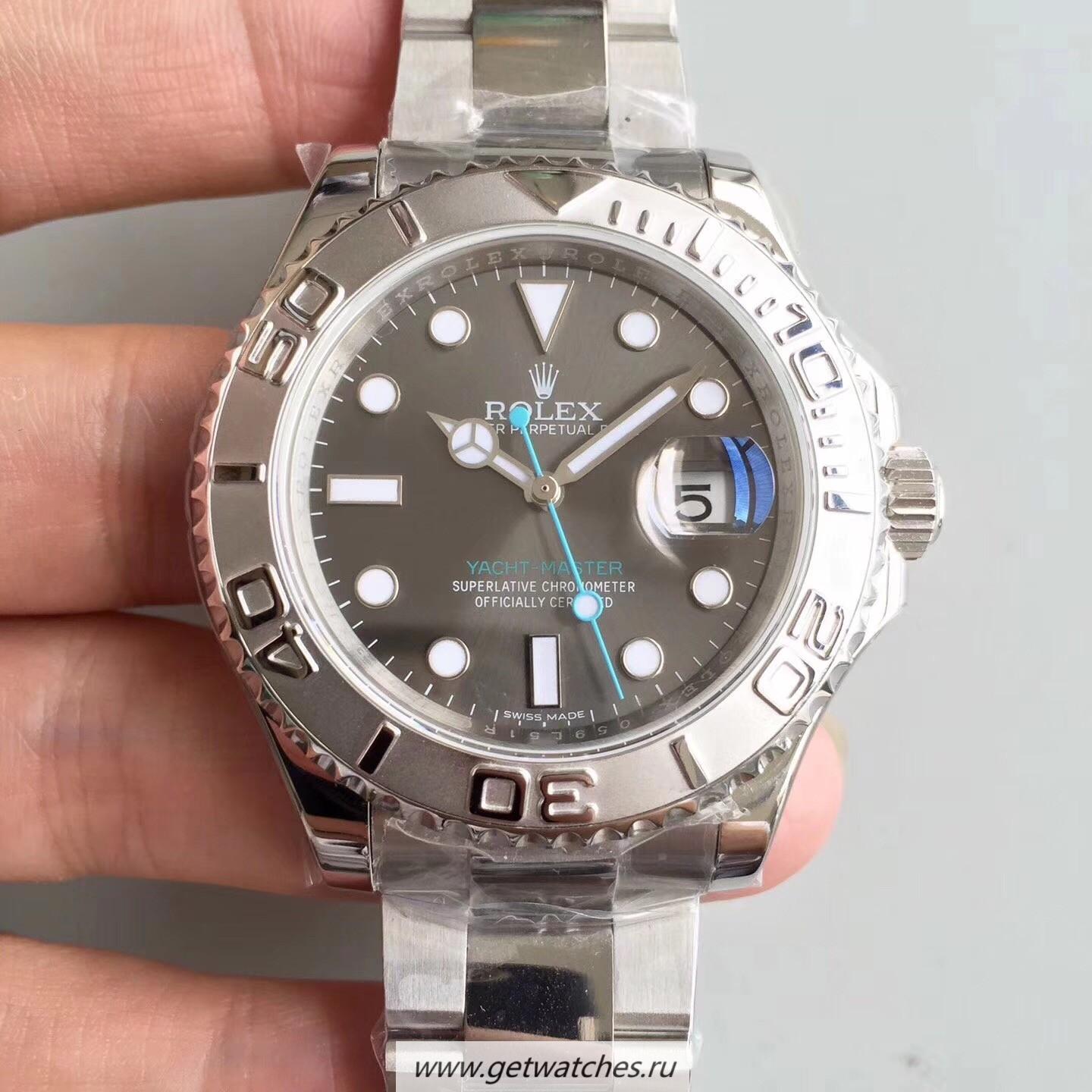 Perfect Replica R01ex Yacht-Master 40 116622 JF SS Anthracite Dial 3135